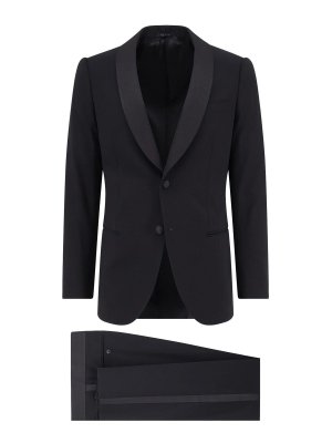 GIORGIO ARMANI: Vestes de costume - Blazer - Noir
