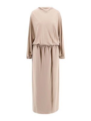 ワンピース ETRO Woman Dress Beige WRHA017299SP5B1 X0800 Etro One Sleeve Midi Dress in Print On Beige Base | FWRD