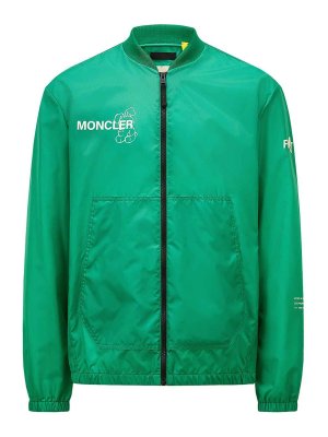 MONCLER: blazers - Green jackets