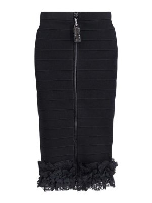 Self Portrait: mini skirts - Black skirts