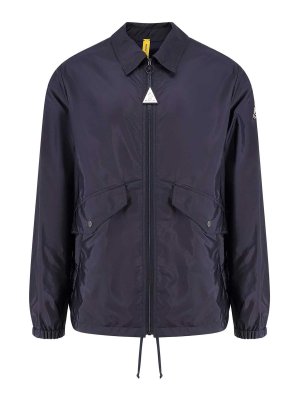 MONCLER: blazers - Blue jackets