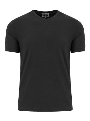 Tシャツ・カットソー WALES BONNER FW24 'Cairo' blouse (WA24SH12WV03 900) Wales Bonner Cairo Blouse - Black - Men | WA24SH12WV03900