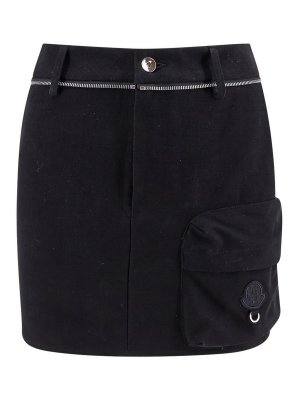 ミニスカート GIVENCHY Women Mini Skirts BW40UB5Y3P 001 Black Givenchy Voyou Denim Mini Skirt - Black - Women | BW40UB5Y3P001