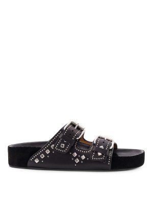ISABEL MARANT: Sandalias - Sandalias - Negro