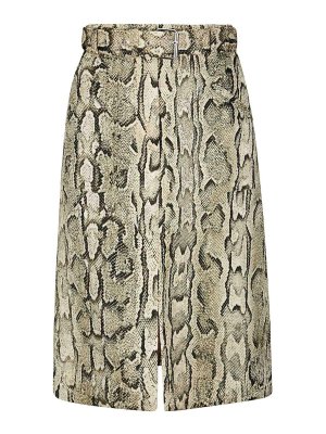DRIES VAN NOTEN: Knee length skirts & Midi - Midi Skirt Print