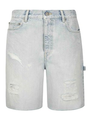 GOLDEN GOOSE: Trousers Shorts - Denim shorts