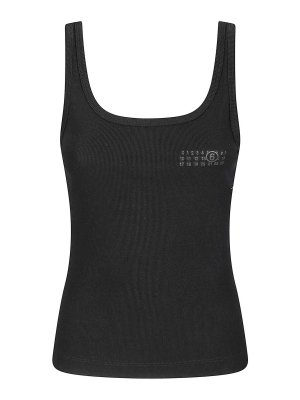 MM6 MAISON MARGIELA: Tops & Tank tops - Tank top in ribbed cotton