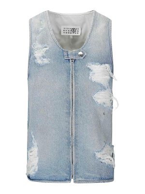MM6 MAISON MARGIELA: waistcoats & gilets - Sleeveless top
