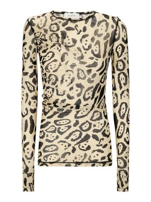 SPORTMAX: Escotes barcos - Suéter Con Escote Barco - Camel