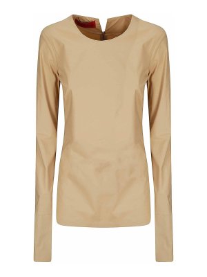 THELATEST: Tops & Tank tops - Top in long -sleeved stretch cotton