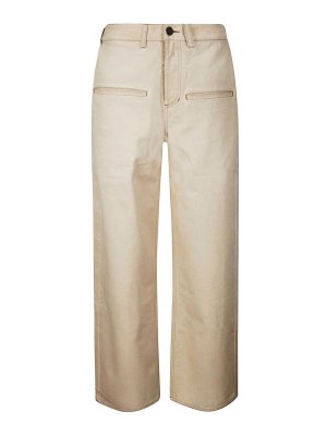 Uma Wang Mixed trousers - White - Women | UW3006UW128