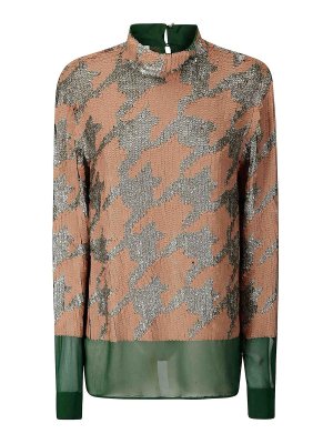 DRIES VAN NOTEN: Tops & Tank tops - Top in sequins