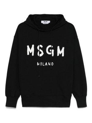 m.s.g.m.: Sweatshirts & Sweaters - Logo Grafiti Hoodie
