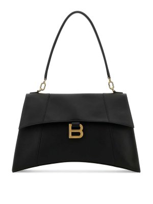BALENCIAGA: cross body bags - Medium Hourglass Soft Shoulder Bag