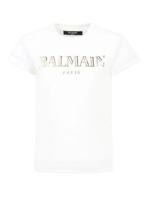 Balmain: T-shirts - T-Shirt - Blanc