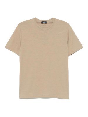HERNO: T-shirts - T-Shirt - Taupe