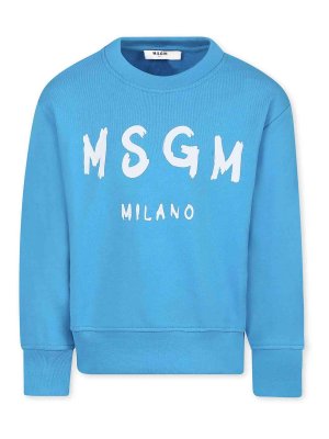M.S.G.M. KIDS: Sweatshirts & Pulls - Sweat-Shirts - Bleu Clair