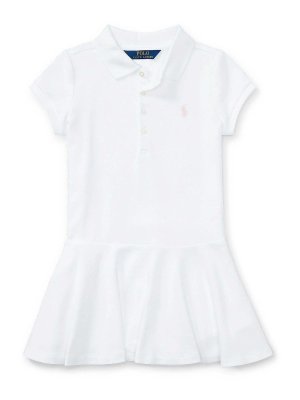 RALPH LAUREN: Robe longueur genou - Robe Au Genou - Blanc