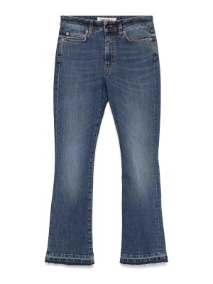 Semicouture: カジュアルトラウザー - カジュアルパンツ - ミディアムウォッシュ