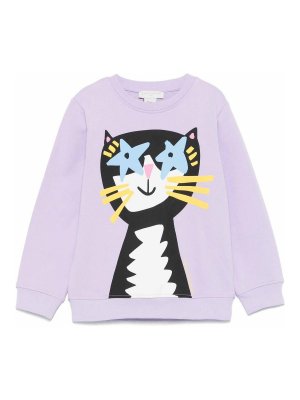 Stella McCartney Kids: Sweatshirts und Pullover - Sweatshirt - Hell-Lila