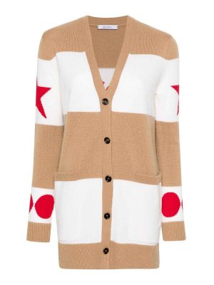 Max Mara: Strickpullover mit Rundhalsausschnitt - Rundhalspullover - Schwarz