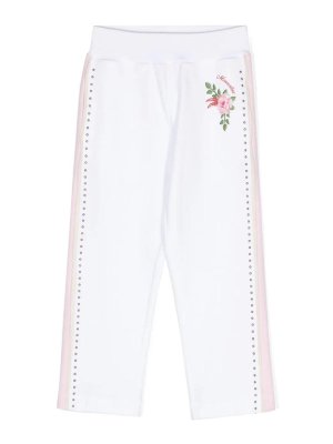 MONNALISA: Pantalons casual - Pantalons Décontractés - Blanc