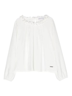 MONNALISA: Tops y camisetas sin mangas - Top - Blanco