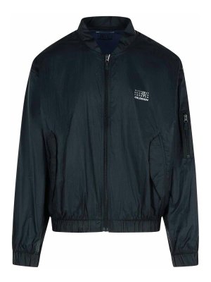 MM6 MAISON MARGIELA X SALOMON: casual jackets - Black nylon jacket