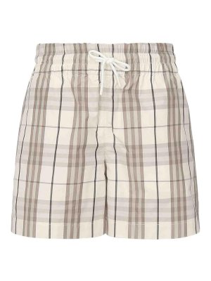 BURBERRY: Trousers Shorts - Vintage Check patterned shorts