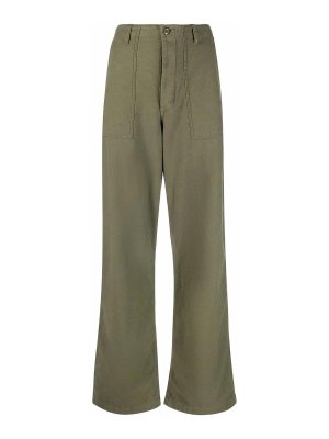 R13: casual trousers - Olive trousers