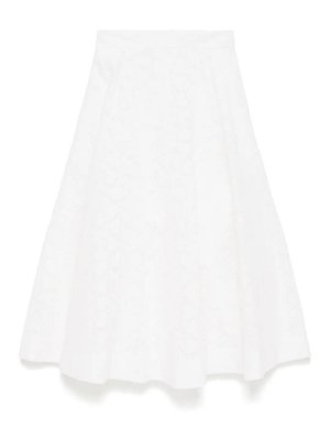 ZIMMERMANN: ニーレングススカート＆ミディ丈 - 膝丈/ミディスカート - 白