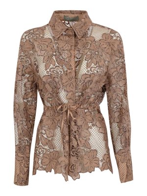 D.EXTERIOR: shirts - Macram Lace Shirt