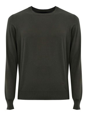 FAY: Pull col rond - Pull Col Rond - Marron