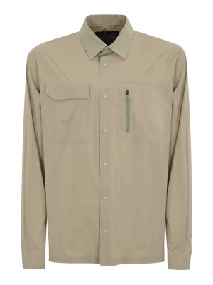 HERNO: casual jackets - Maestro Shirt Jacket In Technical Fabric