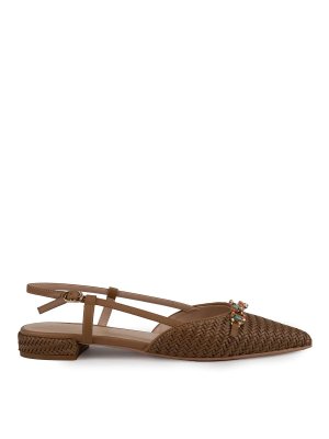 サンダル・ミュール TODS Women Sandals XXW70L0JH10N6MB010 Beige Tod's Leather Sandals - Beige - Women | XXW70L0JH10N6MB010