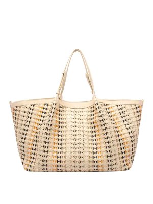 Serapian: shopper - Tote bag maxi mosaico segreto