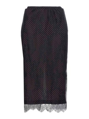 ANIYE BY: ニーレングススカート＆ミディ丈 - 膝丈/ミディスカート - 黒