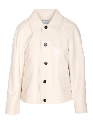 BOTTEGA VENETA: leather jacket - Leather Jacket