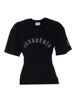 Courreges: Tシャツ - Tシャツ - 黒