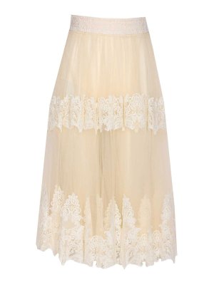 スカート Pinko LEGGERO SKIRT Pinko Leggero Skirt - White - Women | 104905A2G9Z05 | thebs.com