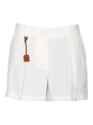 ELISABETTA FRANCHI: Shorts - Shorts - Blanco