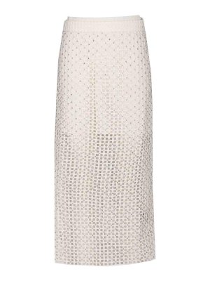 スカート PINKO LEGGERO SKIRT Pinko Leggero Skirt - White - Women | 104905A2G9Z05 | thebs.com