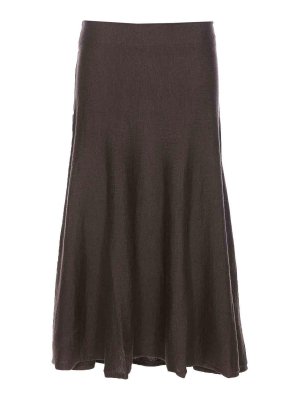 KHAITE: Faldas media pierna y semilargas - Falda Semilarga - Marrón