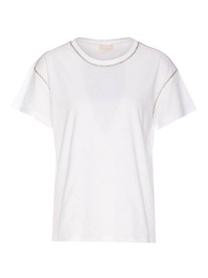Liu Jo: T-shirts - T-Shirt - Blanc