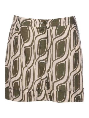 Liu Jo: pantaloni shorts - Shorts verdi