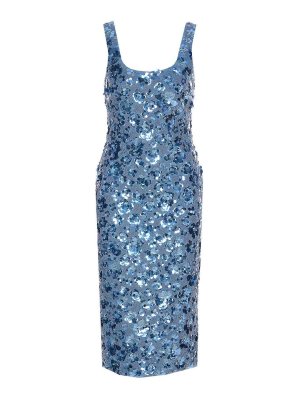 Michael Michael Kors: Vestidos media pierna - Vestido Midi - Azul
