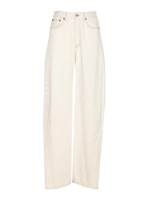 MM6 MAISON MARGIELA: Jeans évasés - Jean Bootcut - Blanc