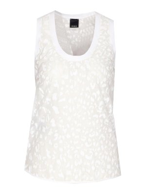 Pinko: Tops & Tank tops - White Dave Tank Top