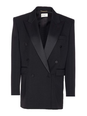 SAINT LAURENT: casual jackets - Double Breasted Button Jacket