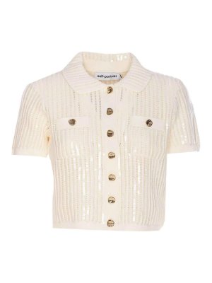 Self Portrait: Tops & Tank tops - White Top